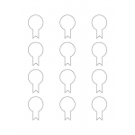 40923 - Label Size 33mm x 51mm - 12 label(s) per sheet