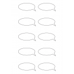 40925 - Label Size 70mm x 32mm - 10 label(s) per sheet