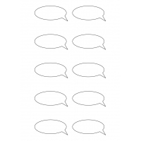 40925 - Label Size 70mm x 32mm - 10 label(s) per sheet