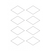40928 - Label Size 80mm x 50mm - 8 label(s) per sheet