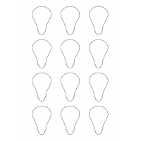 40931 - Label Size 40mm x 60mm - 12 label(s) per sheet