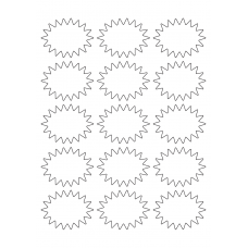 40933 - Label Size 62.5mm x 46.8mm - 15 label(s) per sheet 