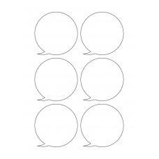 40942 - Label Size 80mm x 80mm - 6 label(s) per sheet 