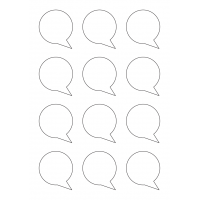 40943 - Label Size 50mm x 56.9mm - 12 label(s) per sheet
