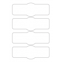 40951 - Label Size 177.5mm x 65mm - 4 label(s) per sheet