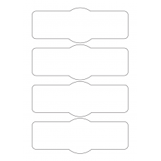 40951 - Label Size 177.5mm x 65mm - 4 label(s) per sheet 