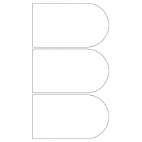 40952 - Label Size 160mm x 92mm - 3 label(s) per sheet