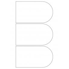 40952 - Label Size 160mm x 92mm - 3 label(s) per sheet 