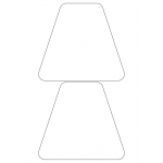 40954 - Label Size 156.655mm x 141.184mm - 2 label(s) per sheet