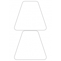 40954 - Label Size 156.655mm x 141.184mm - 2 label(s) per sheet