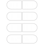 40962 - Label Size 100mm x 57mm - 8 label(s) per sheet
