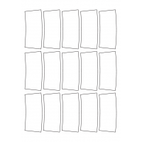40963 - Label Size 34mm x 82mm - 15 label(s) per sheet