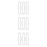 40964 - Label Size 18mm x 76mm - 9 label(s) per sheet