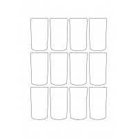 40965 - Label Size 38mm x 70mm - 12 label(s) per sheet