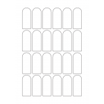 40969 - Label Size 25mm x 60mm - 24 label(s) per sheet