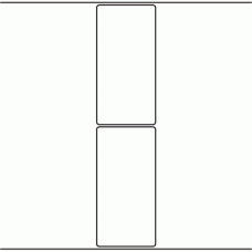 1007 - Label Size 86mm x 174.5mm - 390 labels per roll 