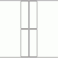 1008 - Label Size 50mm x 174mm - 780 labels per roll