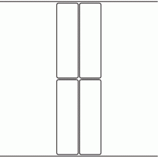 1008 - Label Size 50mm x 174mm - 780 labels per roll 