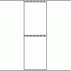 1012 - Label Size 100mm x 148mm (with Perf) - 460 labels per roll 