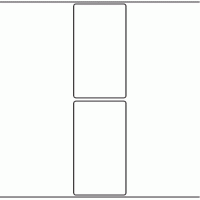 1014 - Label Size 75mm x 135mm - 500 labels per roll