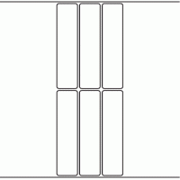 1016 - Label Size 30mm x 124mm - 1,650 labels per roll