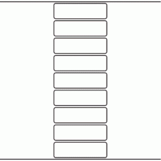 1027 - Label Size 100mm x 29mm - 2,130 labels per roll 