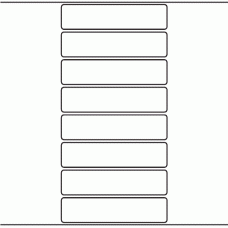 1028 - Label Size 100mm x 23.5mm - 2,670 labels per roll 