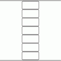 1034 - Label Size 84mm x 39mm - 1,660 labels per roll