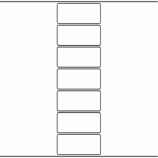 1034 - Label Size 84mm x 39mm - 1,660 labels per roll 