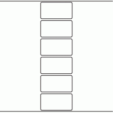 1038 - Label Size 80mm x 42mm - 1,500 labels per roll 