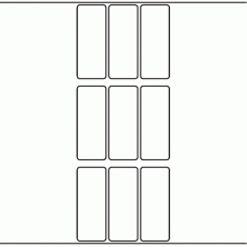 1040 - Label Size 30mm x 77mm - 2,490 labels per roll 