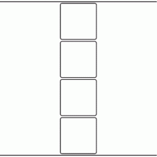 1045 - Label Size 70mm x 70mm - 950 labels per roll 