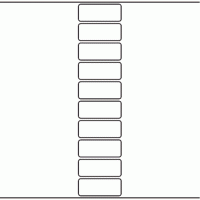 1053 - Label Size 65mm x 26mm - 2,370 labels per roll