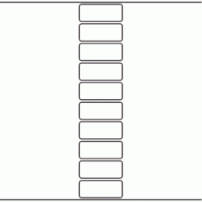 1053 - Label Size 65mm x 26mm - 2,370 labels per roll 