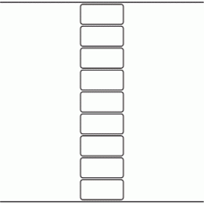 1055 - Label Size 64mm x 30mm - 2,130 labels per roll 