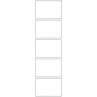 10576 - Label Size 80mm x 55mm - 1190 labels per roll