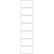 10589 - Label Size 70mm x 40mm - 1610 labels per roll 