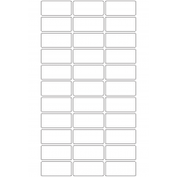 10597 - Label Size 53mm x 25mm - 7500 labels per roll