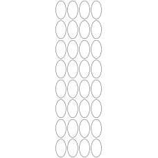 10598 - Label Size 20mm x 35mm - 7350 labels per roll 