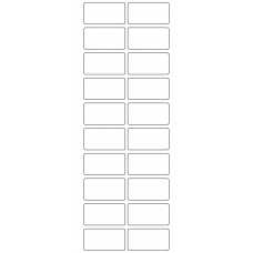 10610 - Label Size 48.5mm x 25.4mm - 4740 labels per roll 