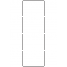 10642 - Label Size 97mm x 70mm - 950 labels per roll 