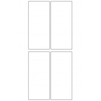 10643 - Label Size 57mm x 129mm - 1040 labels per roll