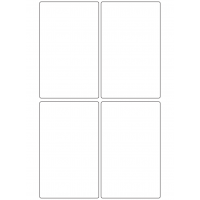 10644 - Label Size 80mm x 130mm - 1040 labels per roll