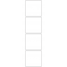 10655 - Label Size 85mm x 85mm - 790 labels per roll 