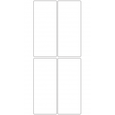 10659 - Label Size 69mm x 166mm - 820 labels per roll 