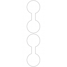 10661 - Label Size 65mm x 160mm - 420 labels per roll 