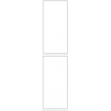 10665 - Label Size 85mm x 180mm - 370 labels per roll 