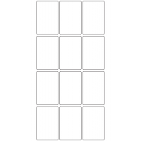 10668 - Label Size 44mm x 68mm - 2940 labels per roll