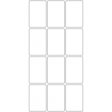 10668 - Label Size 44mm x 68mm - 2940 labels per roll 