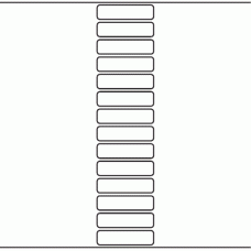 1067 - Label Size 59mm x 15mm - 3,850 labels per roll 